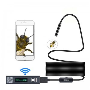 Draadloze endoscoop 2.0 Megapixels HD WiFi Borescope USB-interface Waterdichte inspectie Snake Camerafor Android, iOS en Windows, iPhone, Samsung, tablet, Mac